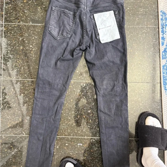 Black Purple Brand Jeans